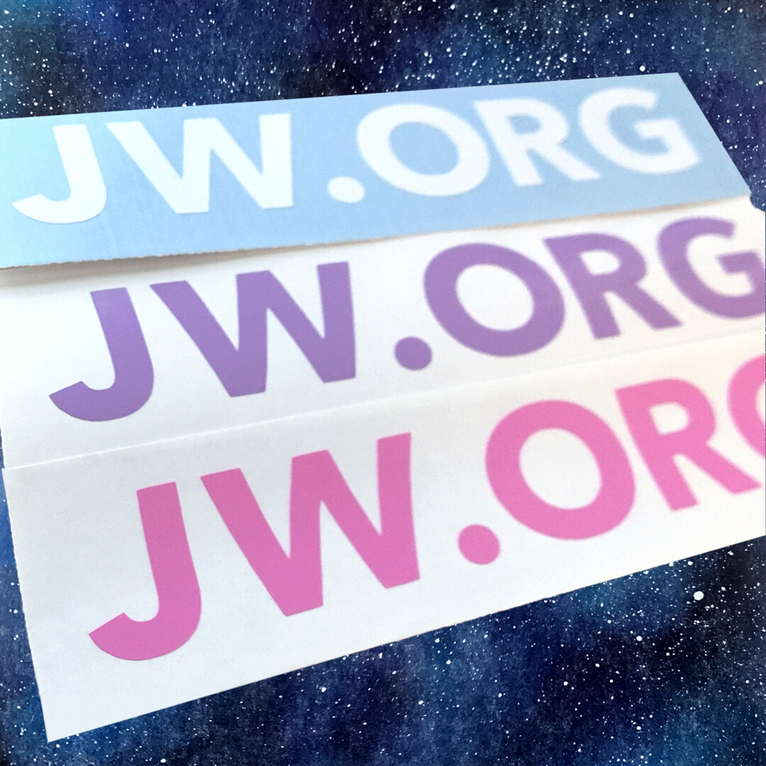 JW.ORG Decal Sticker - 13 Color Options! gallery