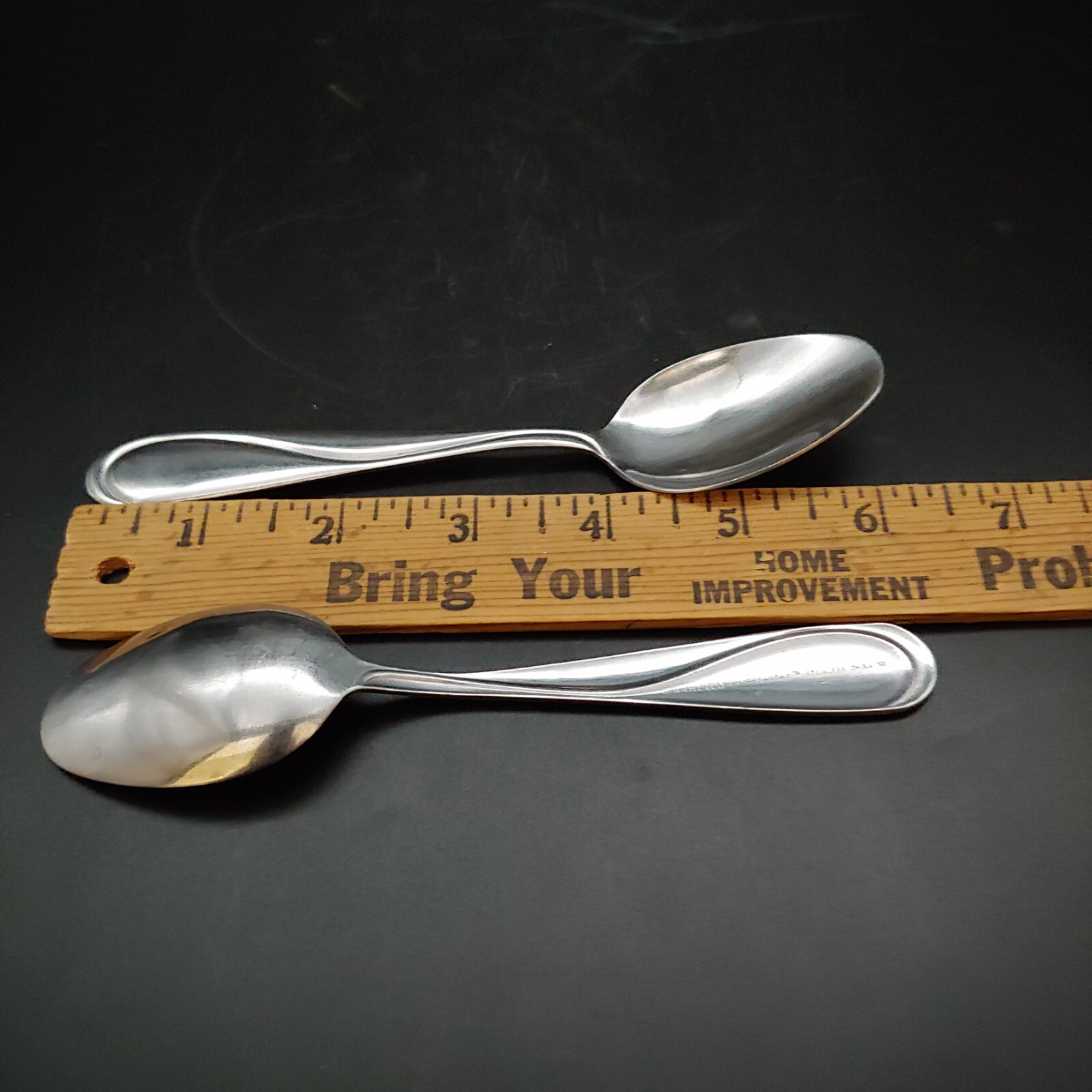 4 Hampton Silversmiths Swirl Teaspoons - 6 1/4" Stainless Steel China gallery