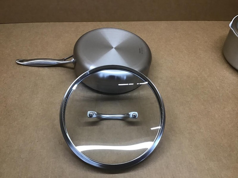 GreenPan Venice Pro Tri-Ply Stainless Steel, Ceramic Nonstick 7 pc Set gallery