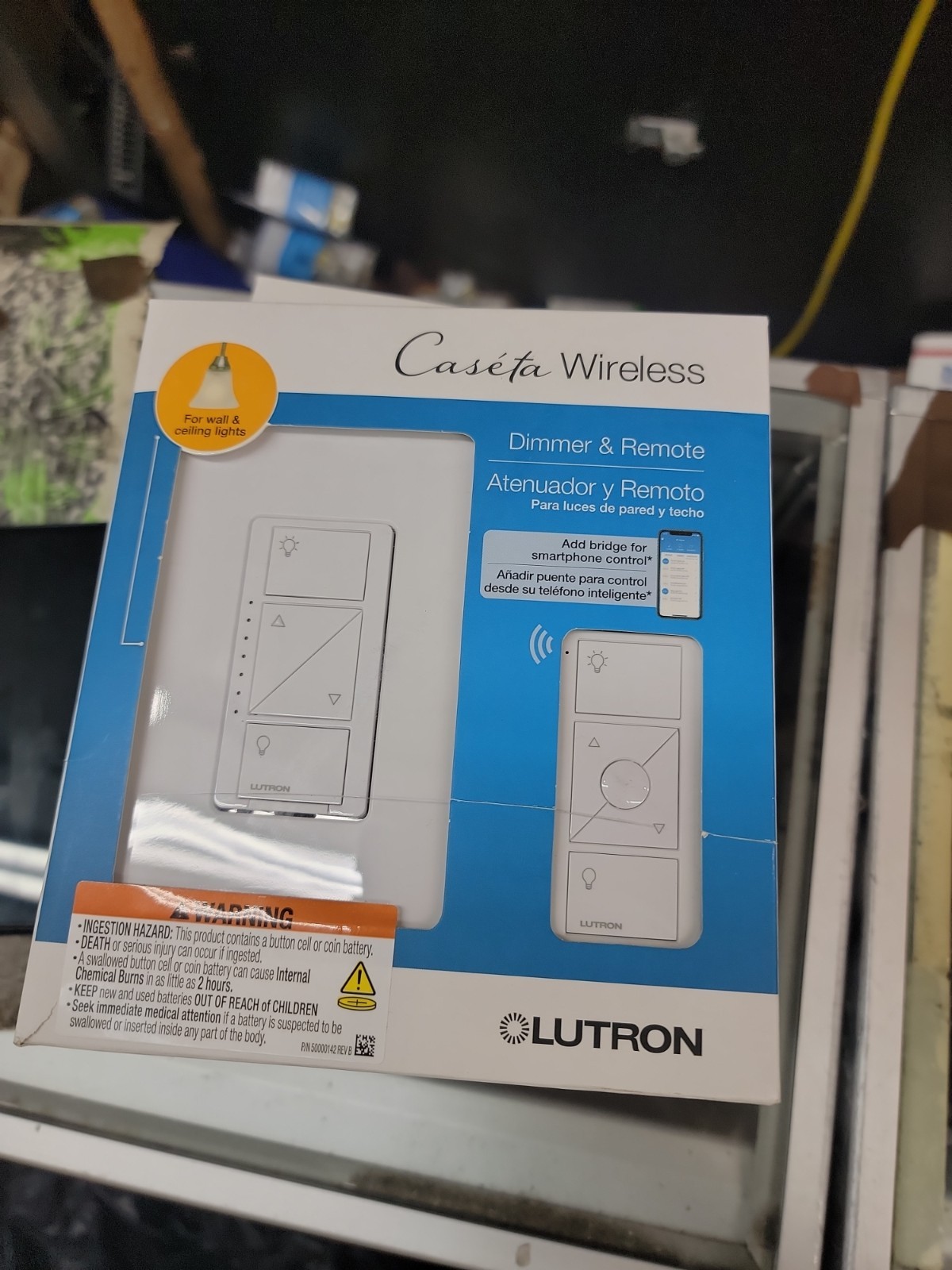 Lutron P-PKG1W-WH-R Caseta Wireless Smart Lighting Dimmer Switch and Remote Kit gallery