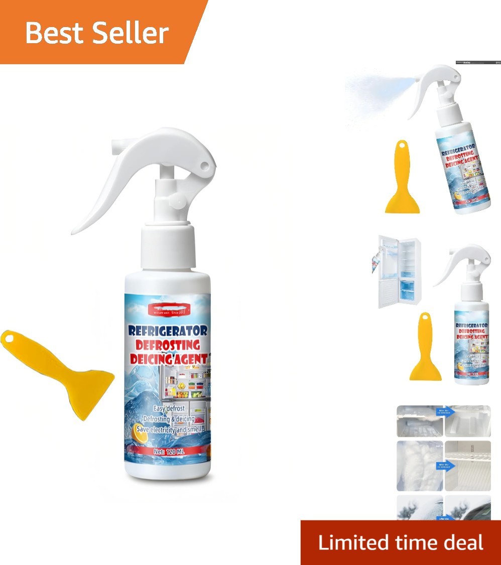 120ml Fridge Defrosting Spray - Effortless Ice Removal & Energy Saving Solution gallery