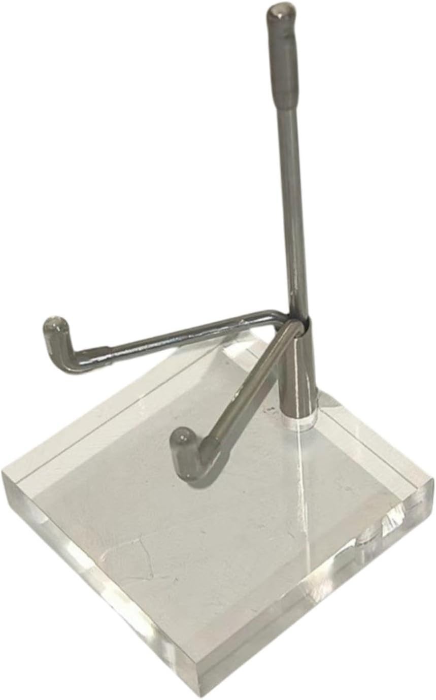 Adjustable Metal Arm Display Stand Easel w/Acrylic Base for Gemstones-Large, 3pk gallery