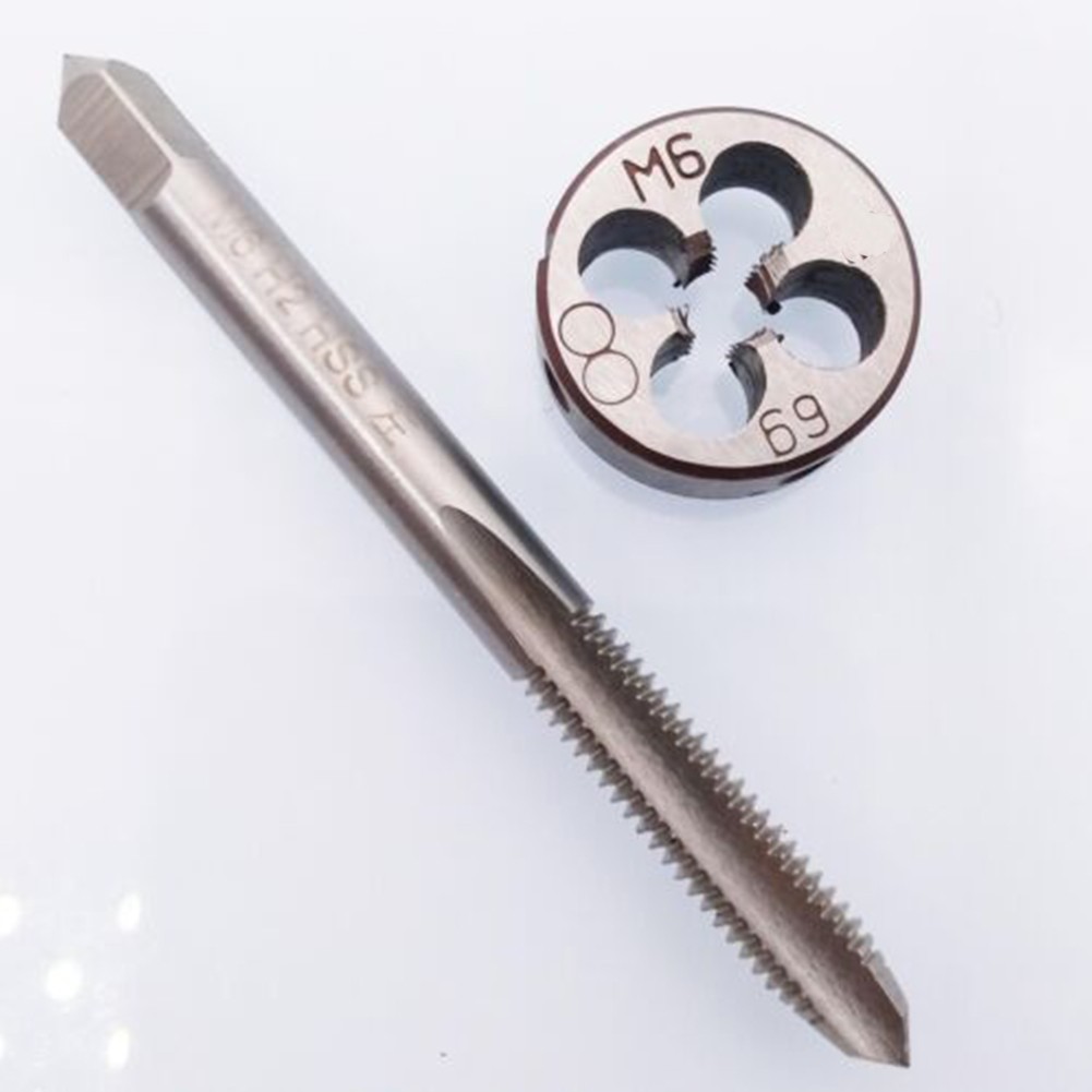HSS M6 X 1mm Tap Fine Thread & Die Metric Thread Left Hand Tool For Zinc Alloys gallery