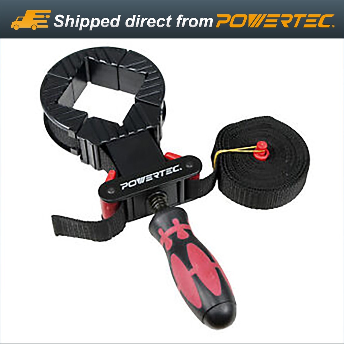 POWERTEC Deluxe Quick Release Strap Clamp | Woodworking Frame (71101) gallery