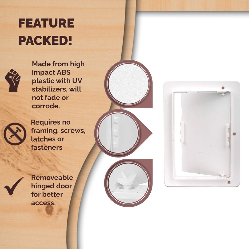 Morvat 6x9 Access Panel with Hinged Door for Drywall & Ceiling gallery