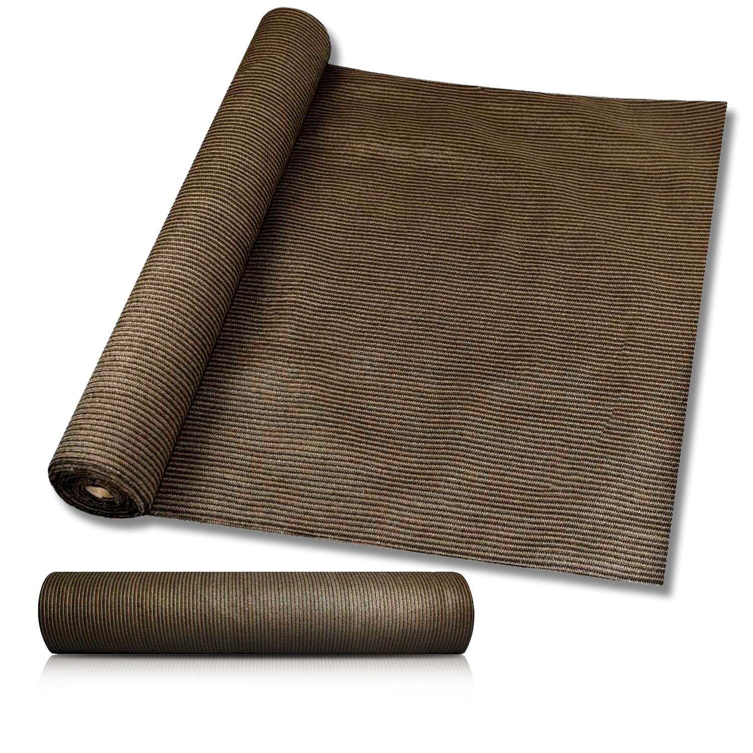 8 FT Fabric Roll Privacy Fence Screen Brown UV Block Yard Patio Sun Shade Cloth gallery
