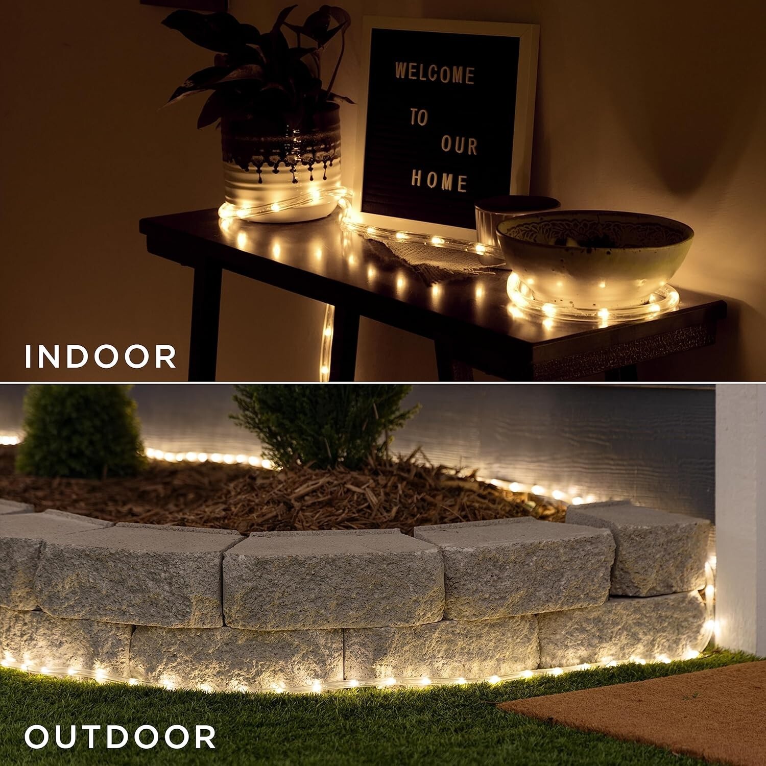 Ultra Pro Escape 50ft Clear LED Rope Light 3000K UltraPro Landscape Outdoor NEW gallery