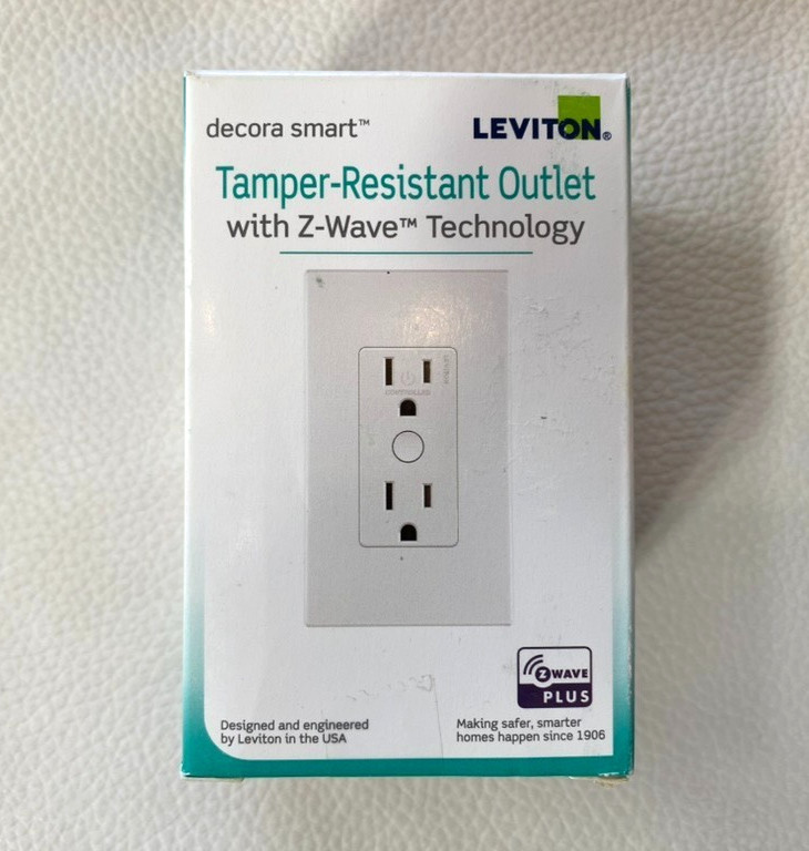 Leviton Z Wave Plus Decora Smart Electrical Outlet with Voice Control 15A gallery