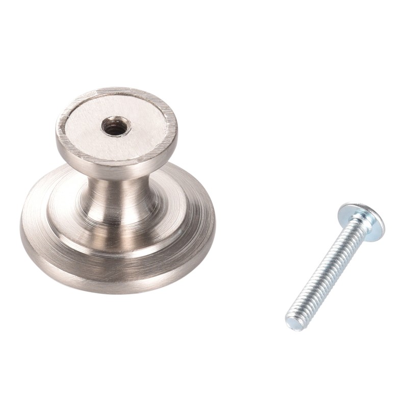 Omega Kitchen Bath Cabinet Knobs Knob SN Satin Nickel 33MM 1 3/8 902-SN gallery