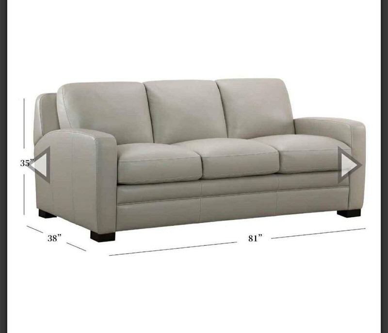 Leather Sleeper Sofa Ivory Kalana by Simon Li with Queen-sized Serene Mattress gallery
