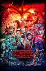 AA4340 Stranger Things Show By Matt Duffer 2016 Full Cast Movie Poster 11×17