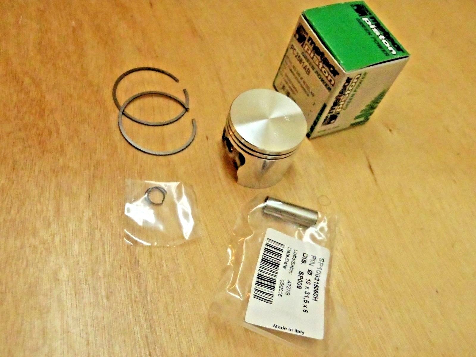 Meteor piston kit for Stihl 034 46mm with Caber rings Italy gallery