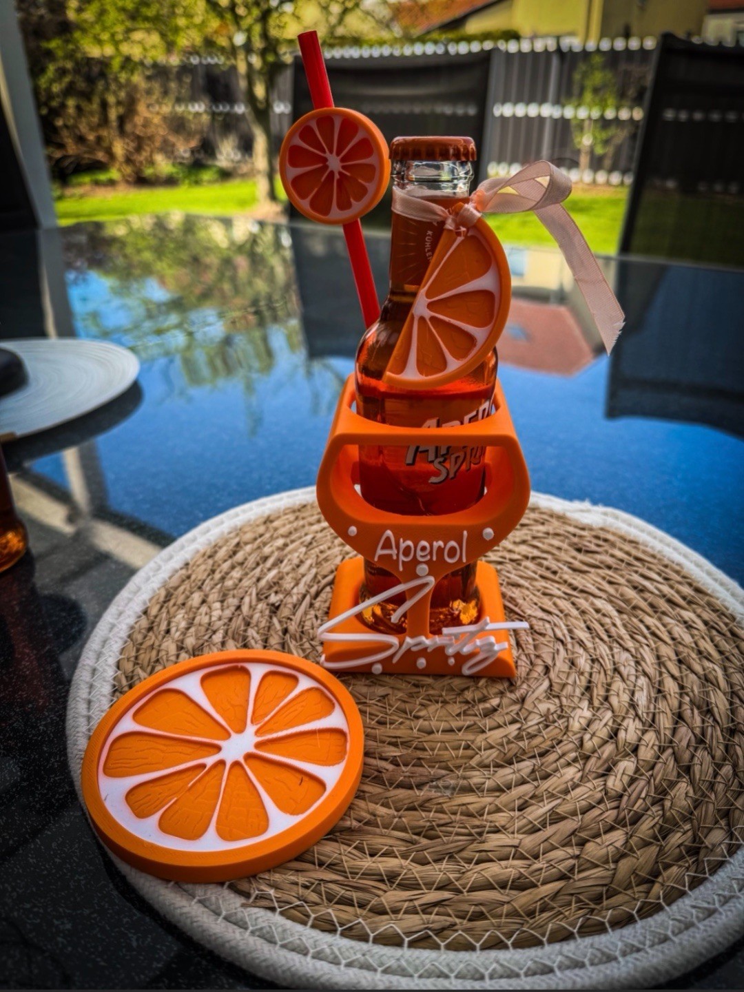 APEROL Spritz 2 Display Holder Bottle Stand For Summer Gift gallery