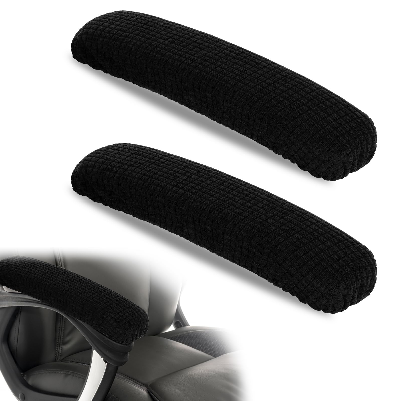 Office Chair Armrest Covers, Arm Rest Covering, Office Chair Armrest Pads 2Pcs gallery