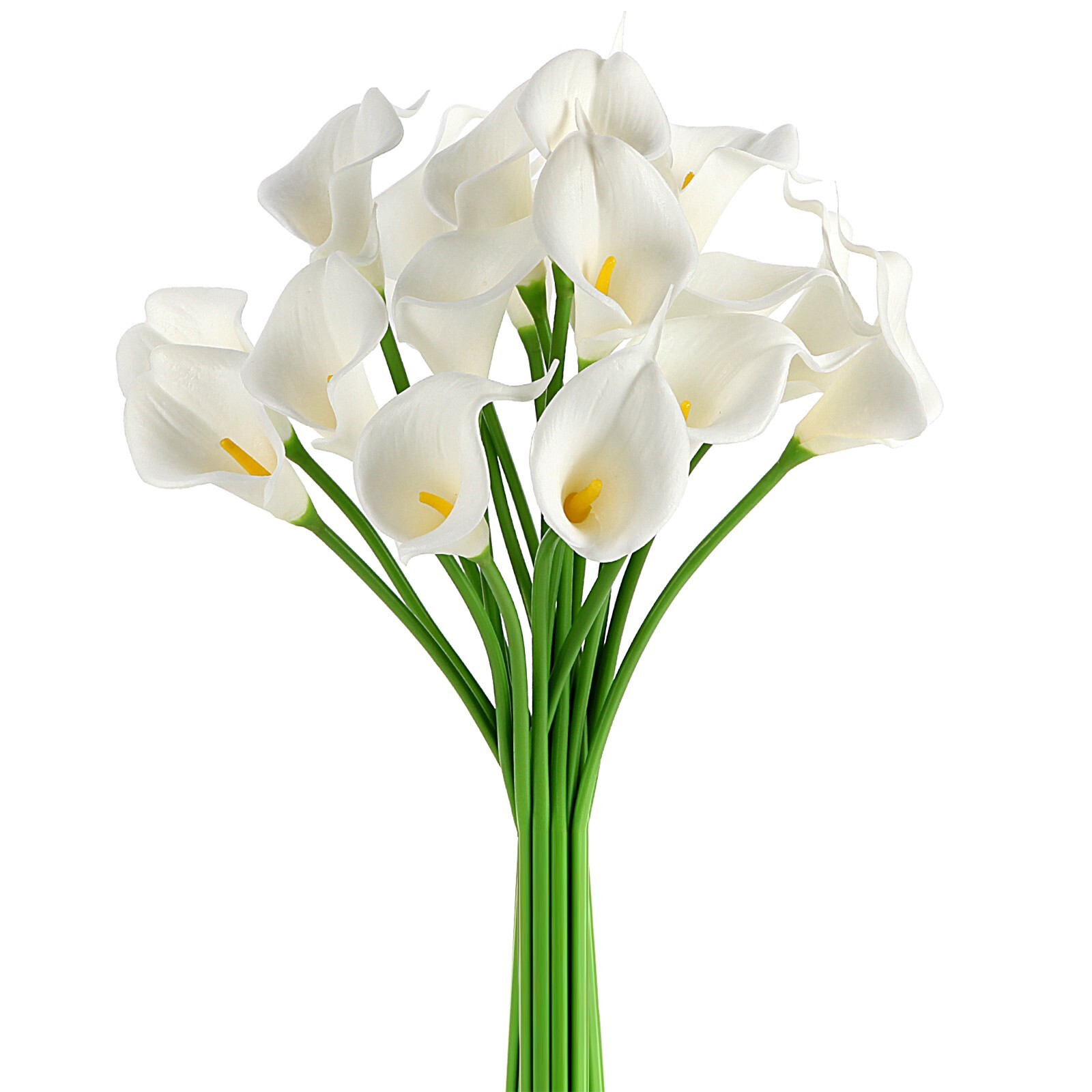EZFLOWERY 20 Artificial Calla Lily Flowers Real Touch Latex Arrangement Bouquet gallery