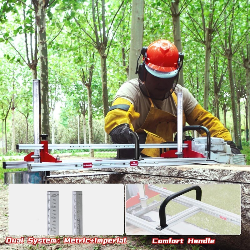 Chainsaw Mill, Portable Sawmill - Can be Assembled into 3 sizes for Independe... gallery