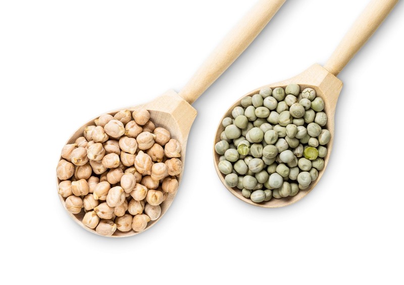Organic Pulses Bundle, 2 Pack – Chickpeas (5 LB) and Whole Green Peas (5 LB) gallery