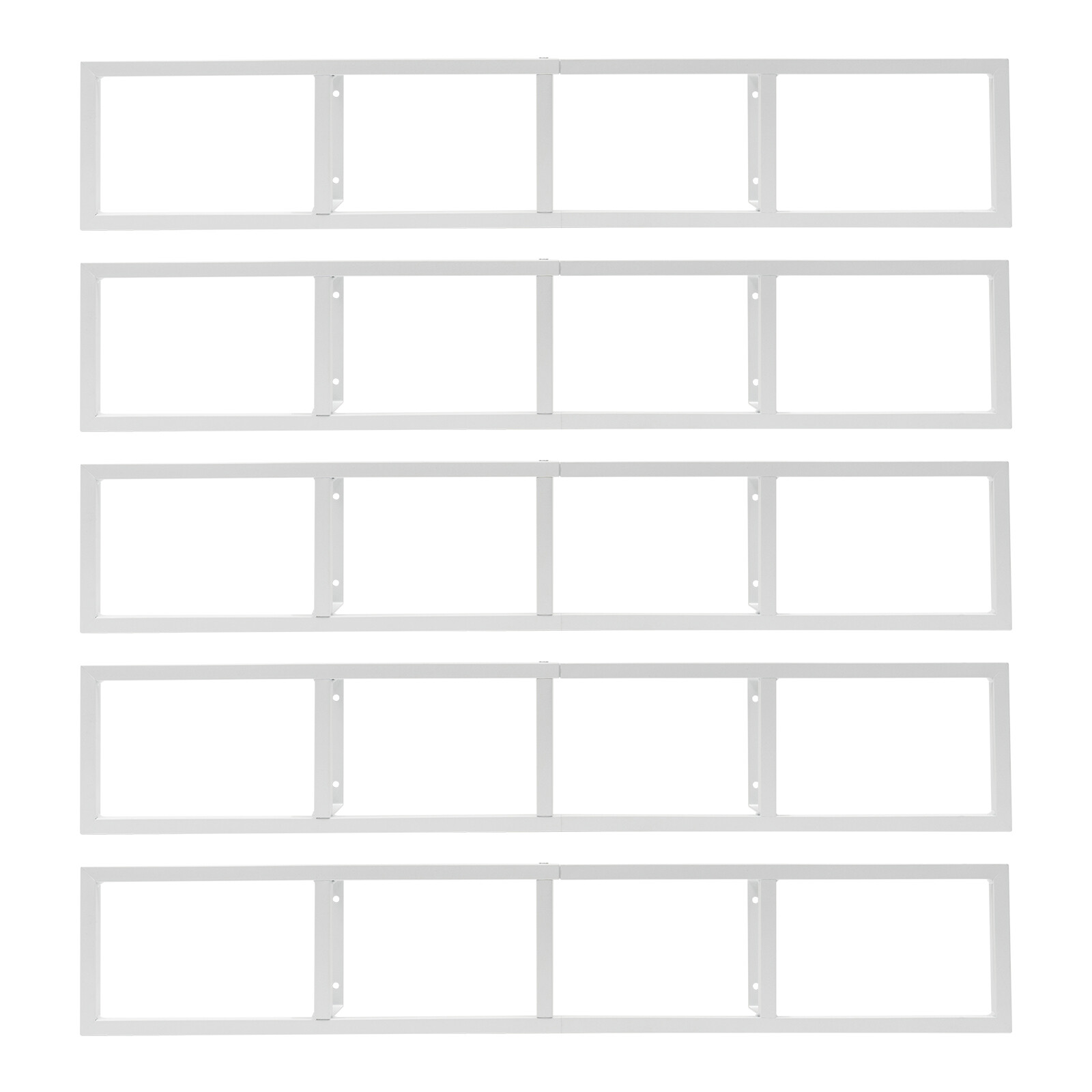 Cube Storage Shelves for Wall, CD DVD Storage Rack Set of 5, 34 Inch Video Game gallery