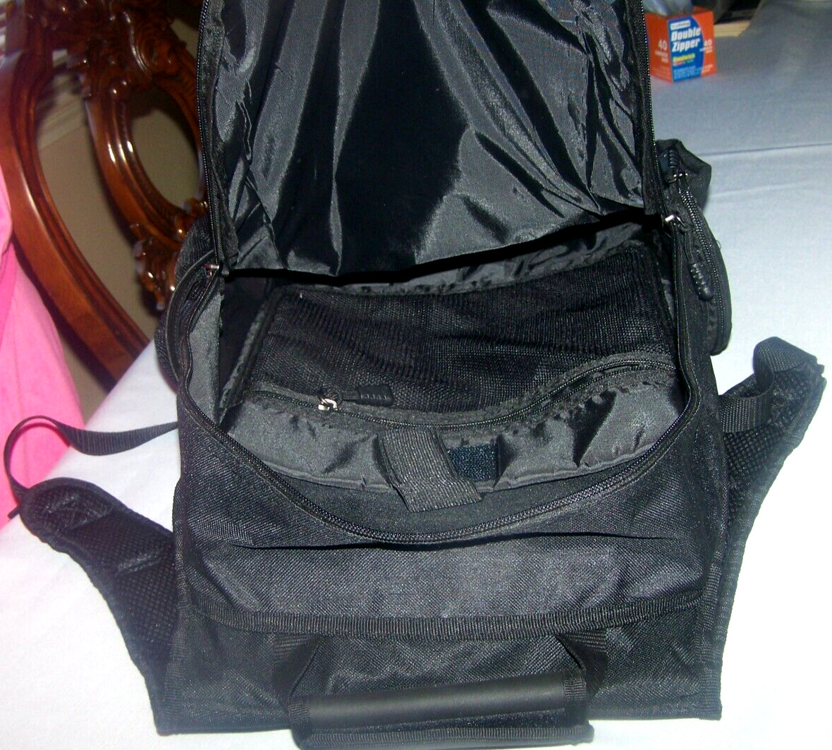 Harley-Davidson Back Pack  - Black Canvas Poly Multi Pockets 4