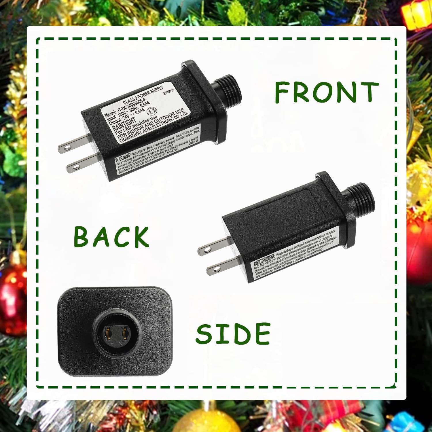 LED Transformer 24V 12W Class 2 Power Supply Adapter IP44 Low Voltage Driver gallery