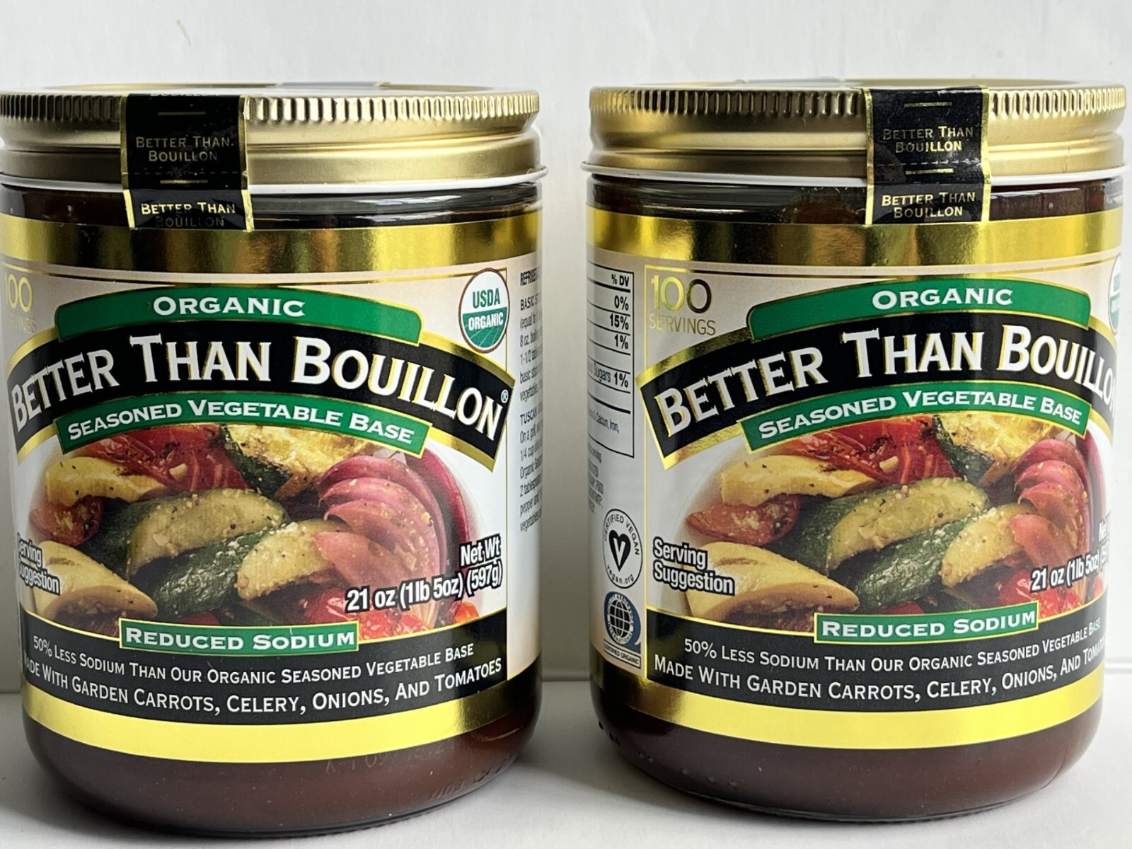 2-Better Than Bouillon Organic Seasoned Vegetable Base Reduced Sodium 21 oz Each gallery