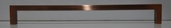 10″ Center to Center Square Bar Pull Antique Copper lot of 8 sealed new & 1 open