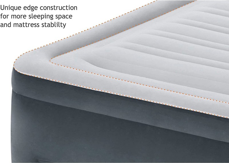 Air Bed Mattress Queen Size 22" with Built-In Electric Pump Raised Aerobed Intex gallery