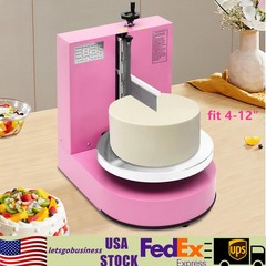 Cake Spreading Machine Cream Decorating Frosting Smearing Tool for 4-12″ Cakes