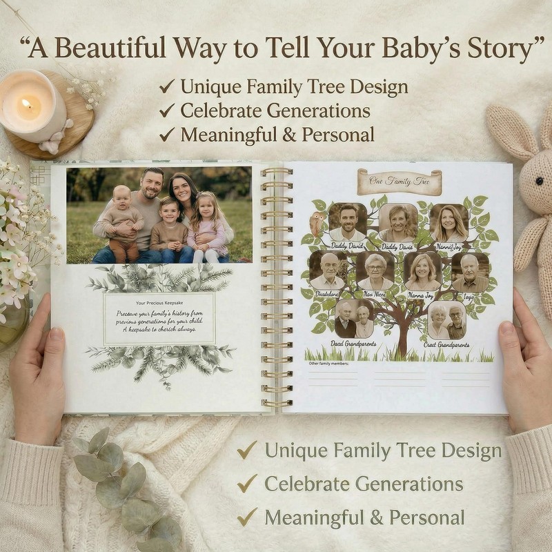 Baby Memory Book Keepsake – First 5 Years (Pregnancy to Age 5) | Gender Neutral gallery