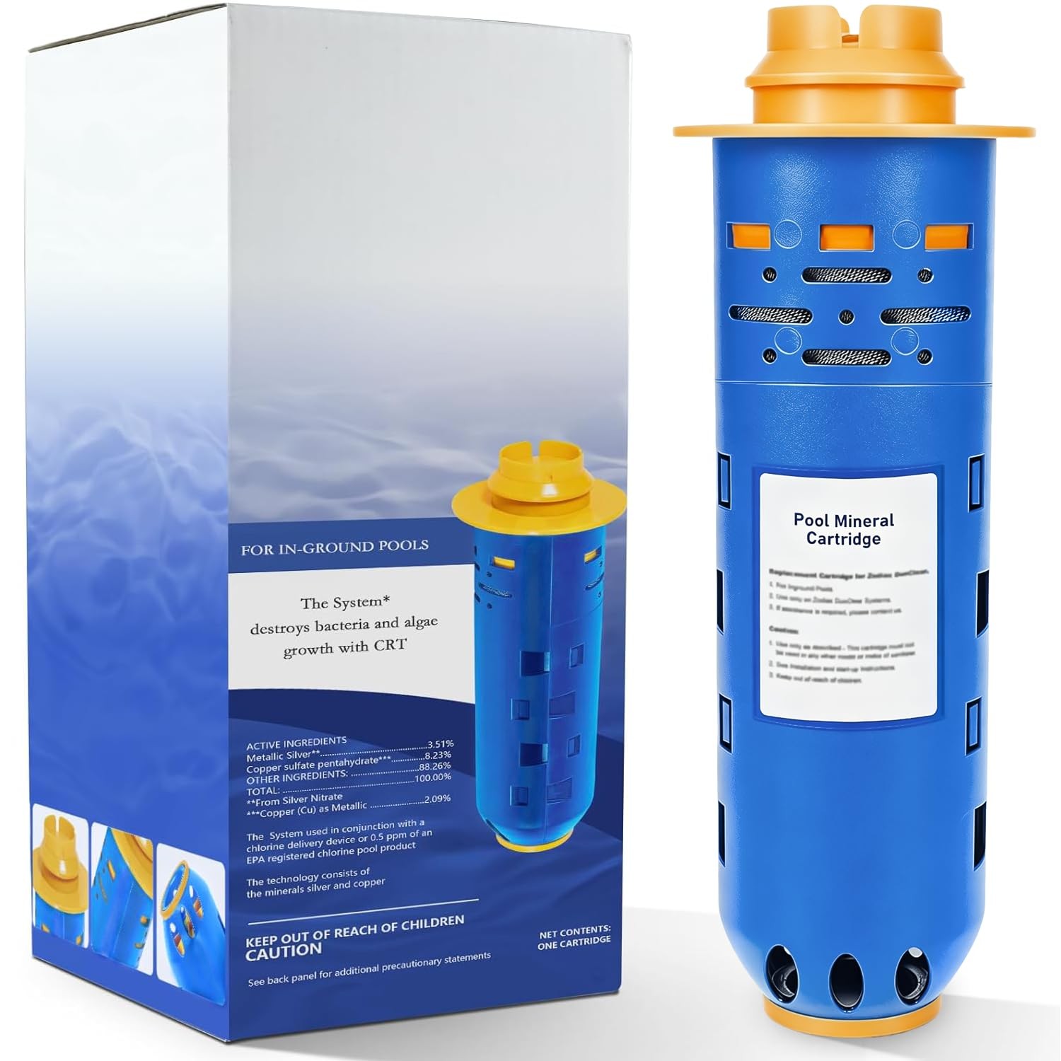 "Replacement Pool Mineral Cartridge W28000 W28001 W28002 for DuoClear Systems" gallery