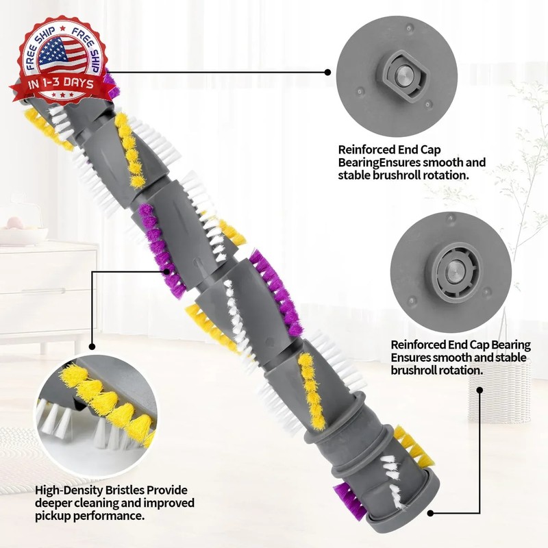 Vacuum Brush Roll & Belt Kit Durable ABS Pet Hair for Upright Cleaners gallery