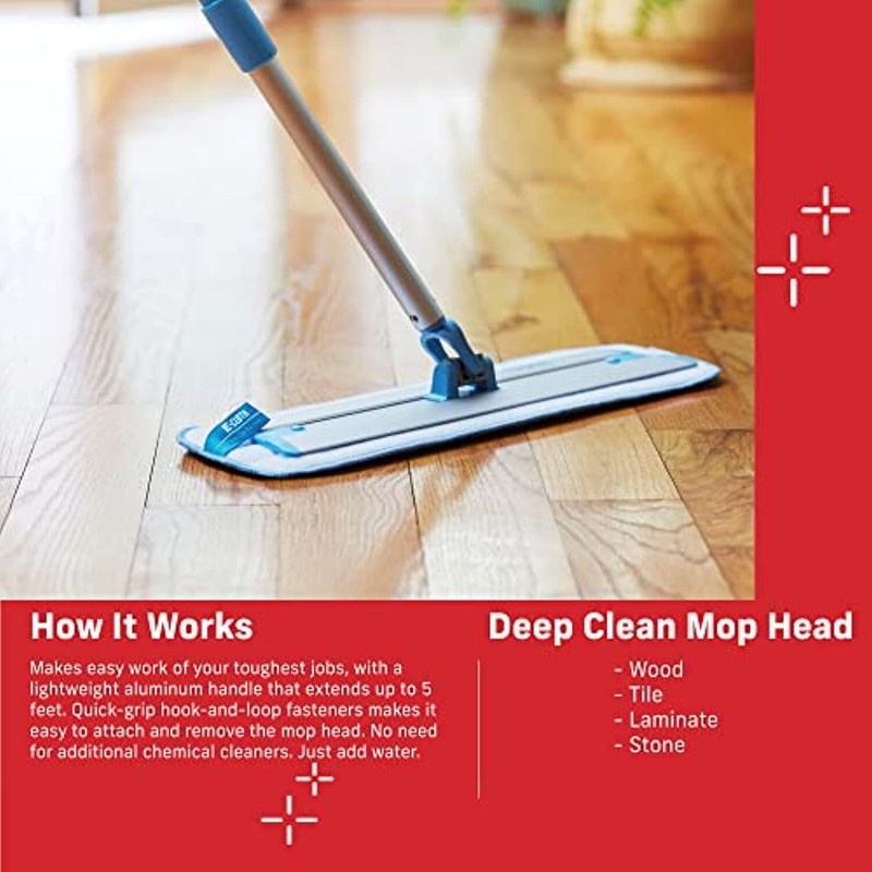 E-Cloth Deep Clean Mop Head, Microfiber Mop Head Replacement for Floor Cleaning, gallery