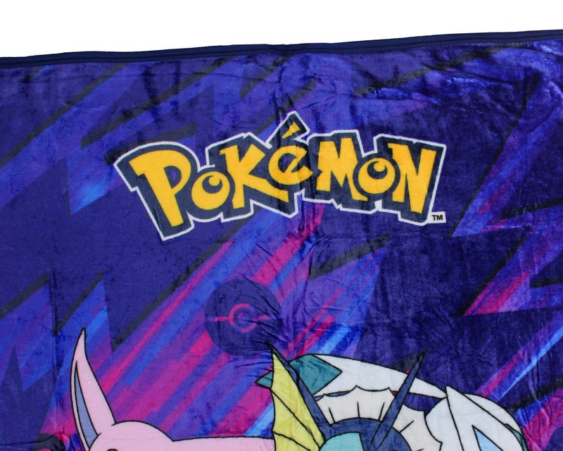 Pokemon Eevee Evolution Pikachu Throw Blanket 46"x60" Soft Fleece Throw Blanket gallery