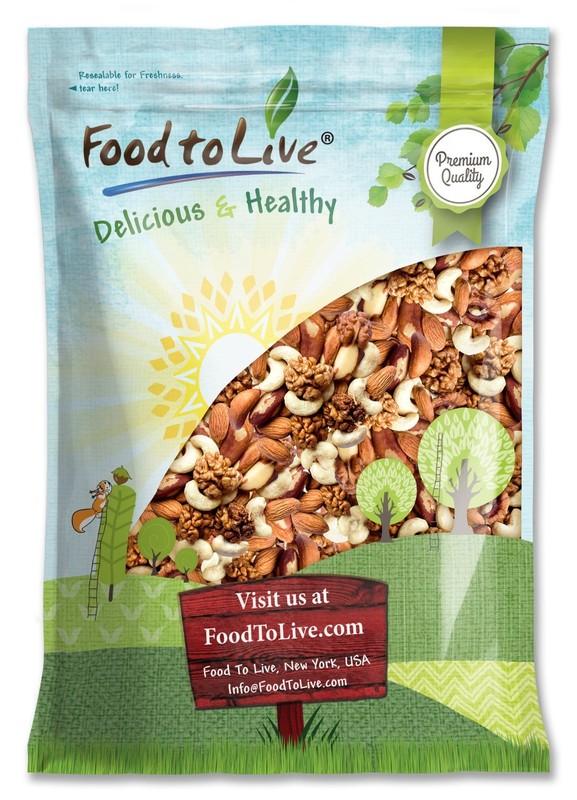 Mixed Raw Nuts - Kosher, Raw, Vegan - by Food To Live gallery