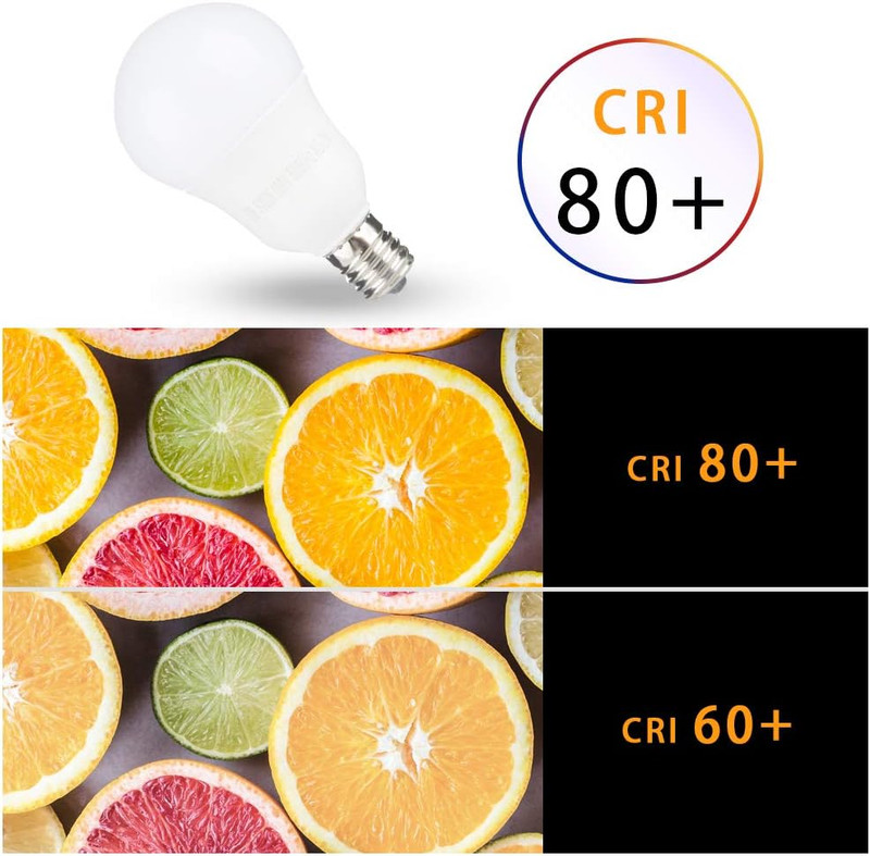 E17 Intermediate Base LED G14 Bulbs, 6W 60W Equivalent, 3000K Soft White, 600Lm, gallery