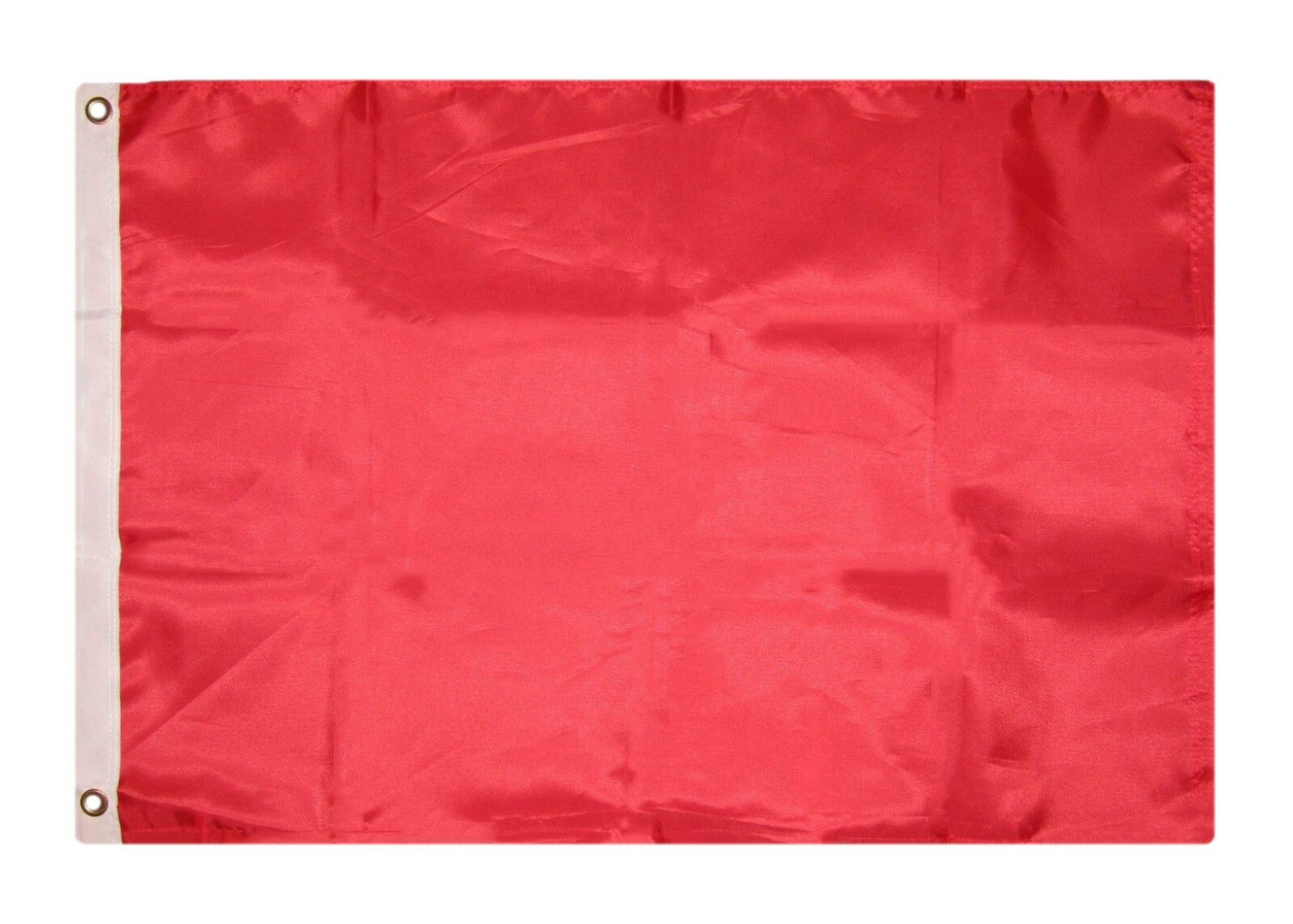 (2 pack lot) 2x3 Red Solid Plain Blank Color Flag 2'x3' Banner Grommets gallery
