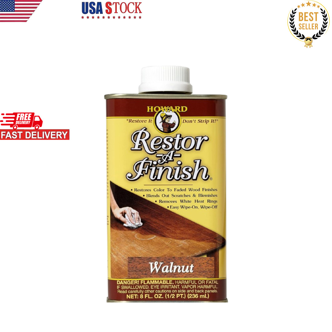 Howard Products RF4008 Restor-A-Finish, 8 oz, Walnut, 8 Fluid Ounces gallery