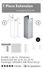 *New*ZLINE 38in. Chimney Extension for 9 ft. to 10 ft.Ceilings 1PCEXT-KB/KL2/KL3 gallery