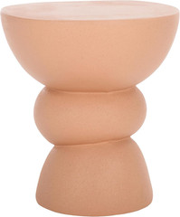 Erwin Modern Terracotta Accent Table – Fully Assembled Home Decor