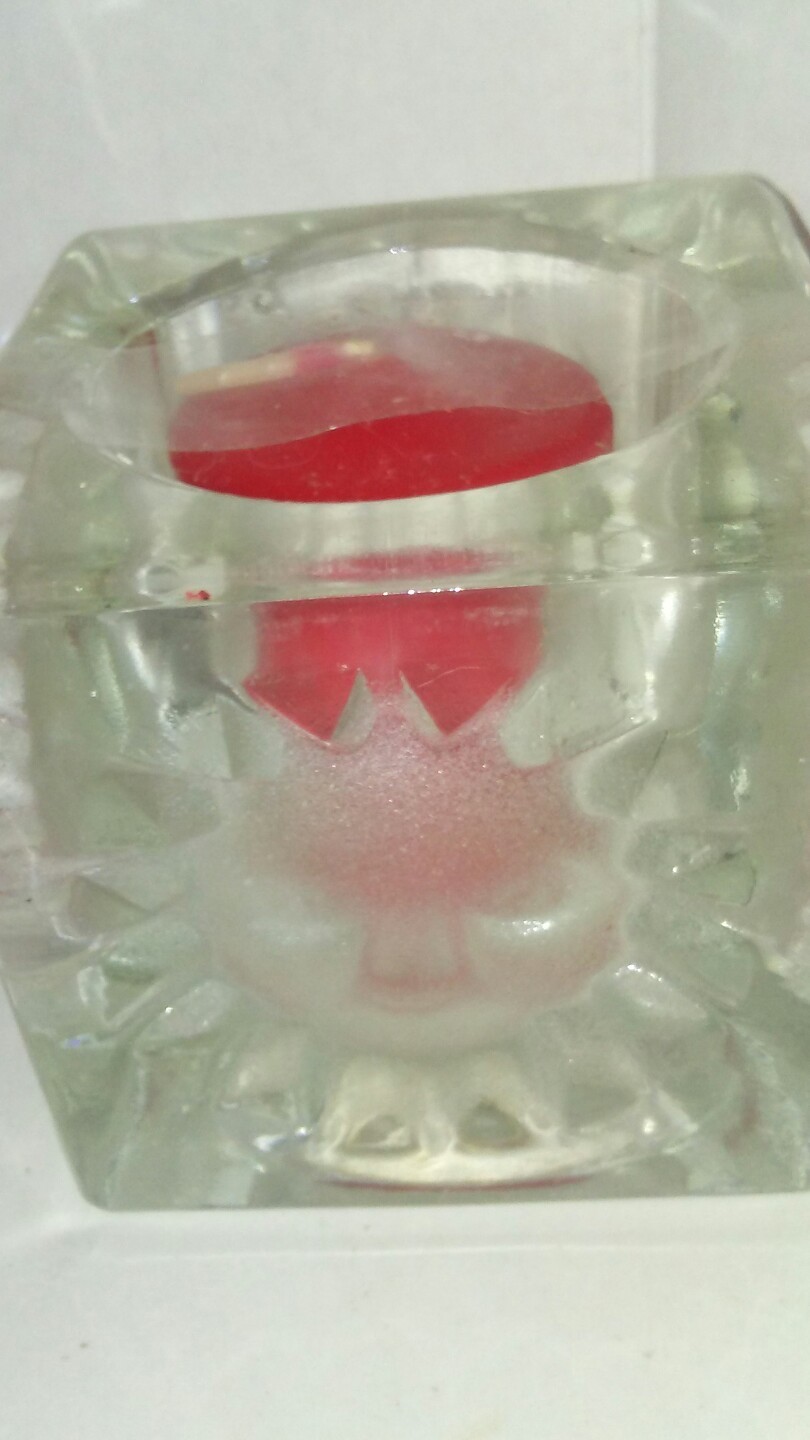 Sun Design Cube Candle Holder With Candle gallery