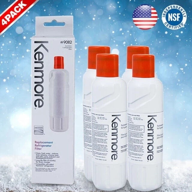 4 Pack Kenmore 9082 Replacement Refrigerator Water Filter for 469082 9903 gallery