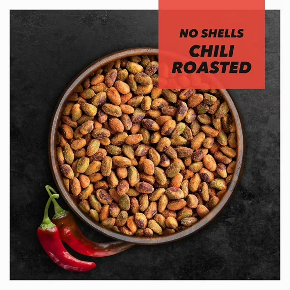 3 Pack - Wonderful Pistachios No Shells Chili Roasted Nuts, 11 Ounce Bag gallery