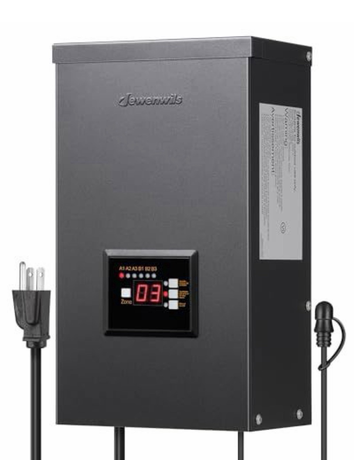 DEWENWILS 300W Smart Low Voltage Transformer WiFi 3 Zones, 120V AC to 12V/14V AC gallery