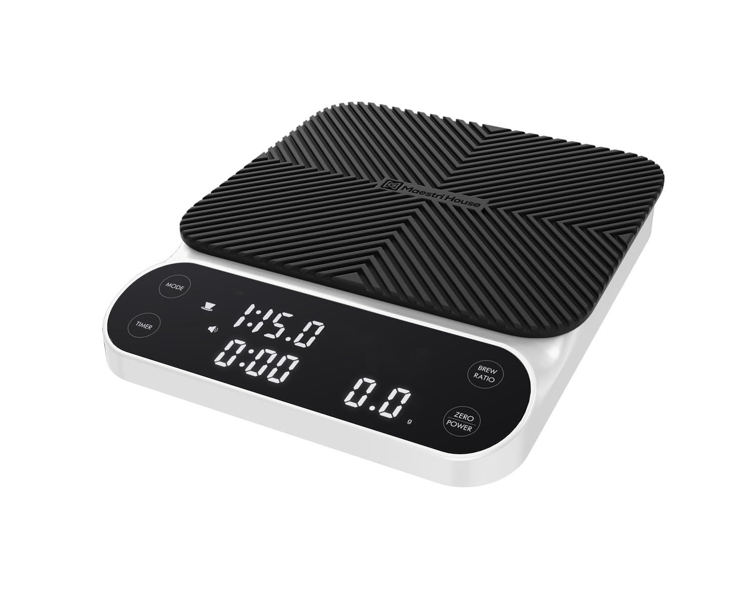Maestri House S3 Coffee Scale with Timer, 3kg/0.1g Rechargeable Digital Scale, 3 gallery