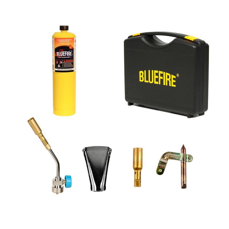 BLUEFIRE Solid Brass Pencil Flame Gas Welding Torch with Propane gas Kit gallery