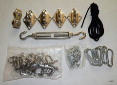 Mixed Set Stainless Sun Shade Sails Accessories