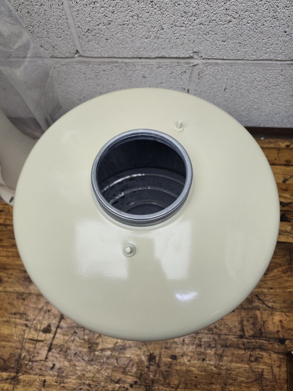 Eagle Butt Can 5gal Cigarette Receptacle, 40" H x 12" Dia, Steel Tan 1205BEI NEW gallery