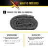Rodent Control Fill Fabric Roll 4” x 10’ Stainless Steel Wool Protects Agains... gallery