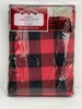 Holiday Time Buffalo Plaid Red & Black 70” Round Vinyl Christmas Winter gallery