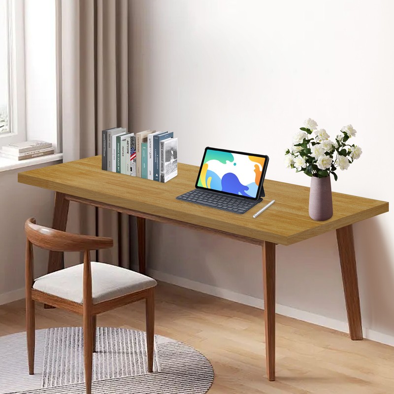 70in Tabletop Rectangular Countertop Plywood Countertop Wood Color for Kitchens gallery